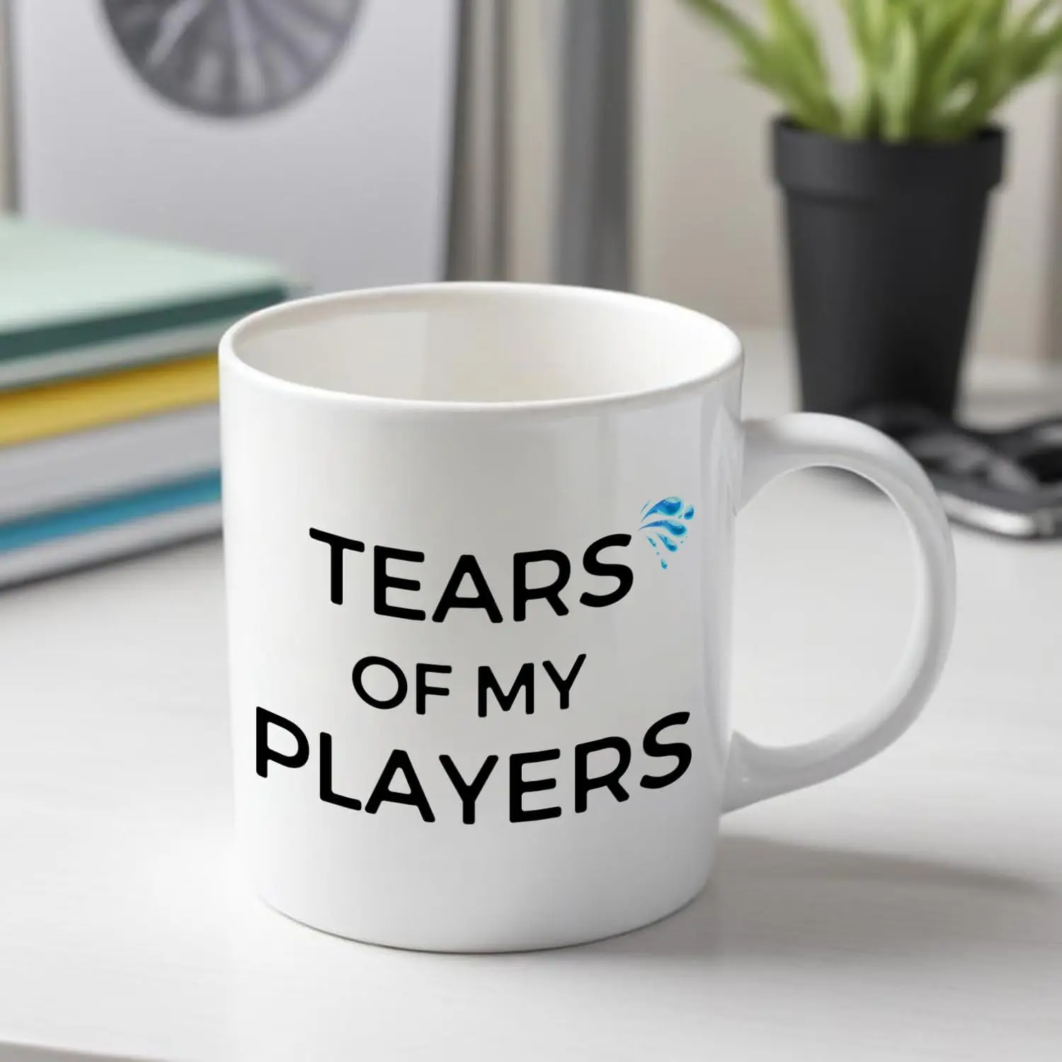 Tears of My Players" Funny Ceramic Mug - Perfect Gift for Coaches and Sports Enthusiasts, Unique and Humorous Design - Image 4
