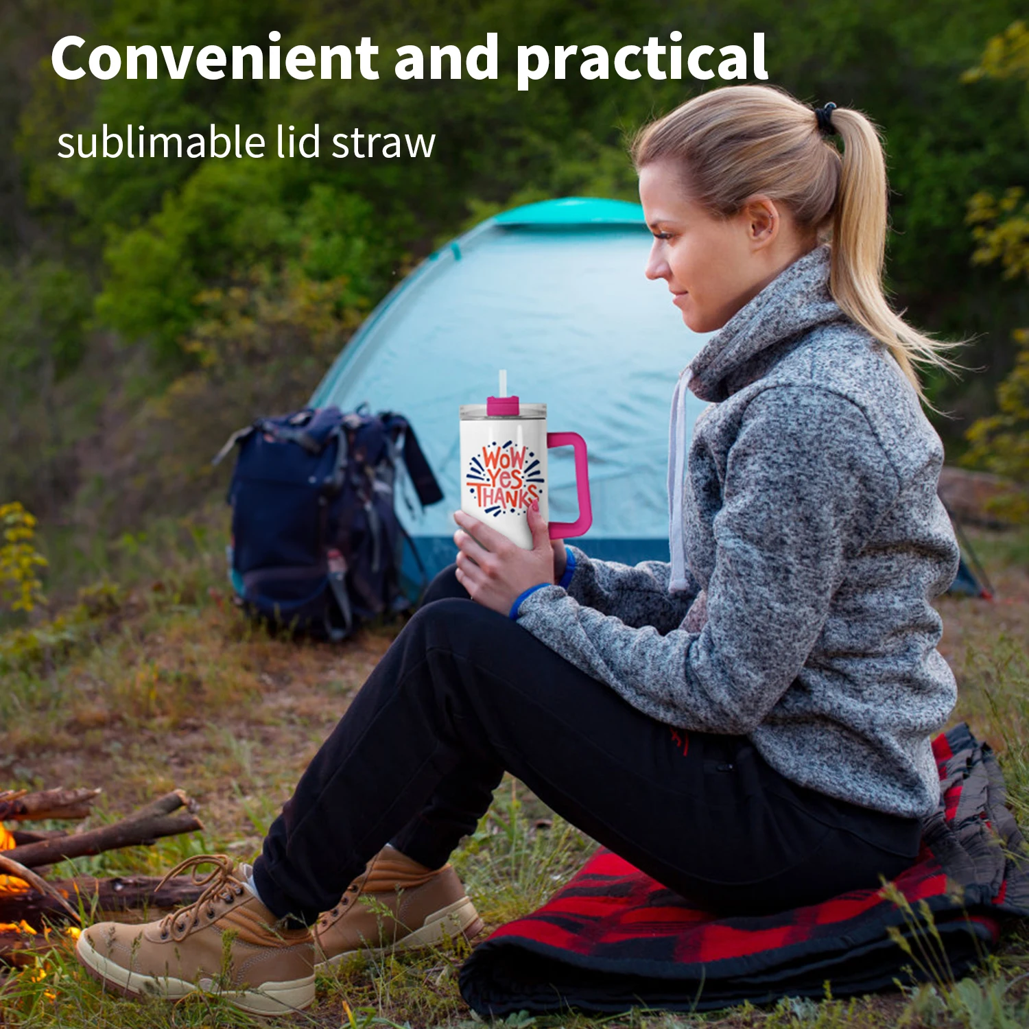 20pcs Mixed Colors 40oz Stainless Steel Vacuum Insulated Sublimation Tumbler Cup Coffee Mug With Handle Hu - Image 6