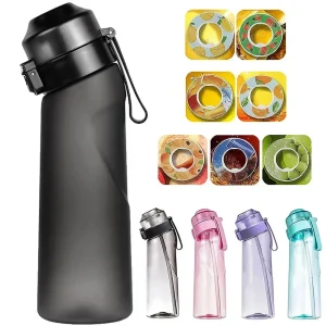 650ml Air Flavored Water Bottle Scent Up Water Cup With 7 Flavor Pods Fruit Fragrance Alr Up Drinking Bottle for Outdoor Sports