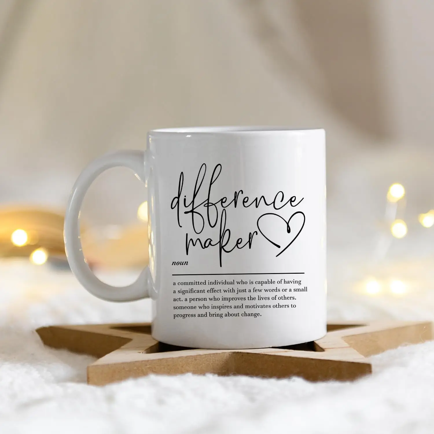 Inspirational - 'Definition of a Difference Maker' Design, Perfect Gift for Motivators and Changemakers, Stylish and Heartfelt - Image 2