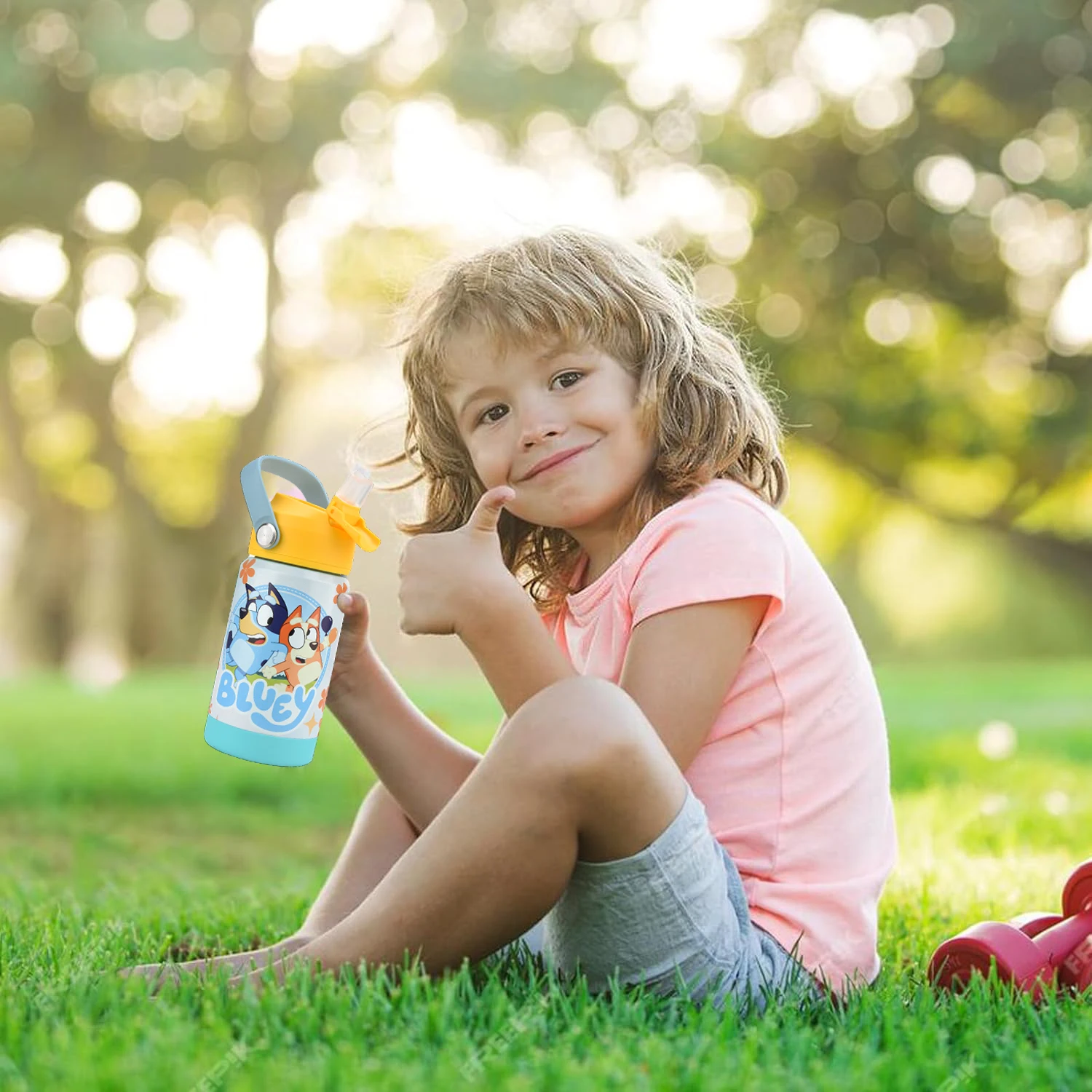 350ml Cartoon cat dog Unicorn Insulated Water Bottle With Straw Stainless Steel Double wall kids Portable outdoor sport thermos - Image 6