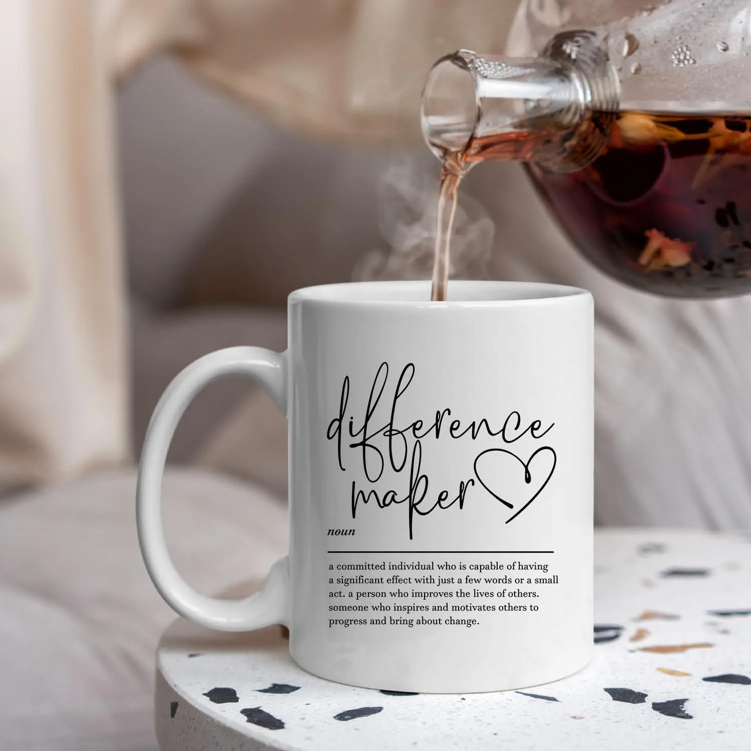 Inspirational - 'Definition of a Difference Maker' Design, Perfect Gift for Motivators and Changemakers, Stylish and Heartfelt - Image 4