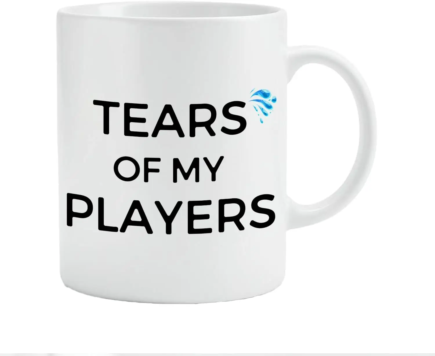 Tears of My Players" Funny Ceramic Mug - Perfect Gift for Coaches and Sports Enthusiasts, Unique and Humorous Design