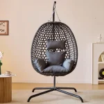 Monaco™ Luxury Hanging Egg Chair with Stand