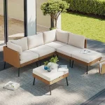 Monaco™ 6-Piece Outdoor Sectional Lounge Set