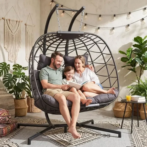 monaco-luxury-double-hanging-egg-chair-with-stand-extra-large-2-person-swing-500-lb-capacity