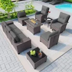 Estate™ 10-Piece Luxury Fire Pit Conversation Set